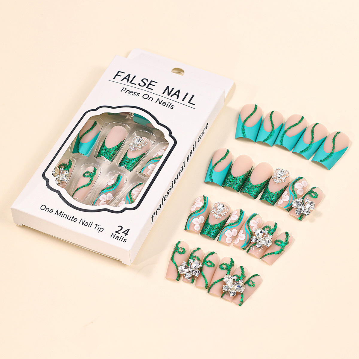 กดโลงศพยาวบนเล็บนักบัลเล่ต์เล็ - Nail Art Aesthetic บทวิจารณ์และราคา