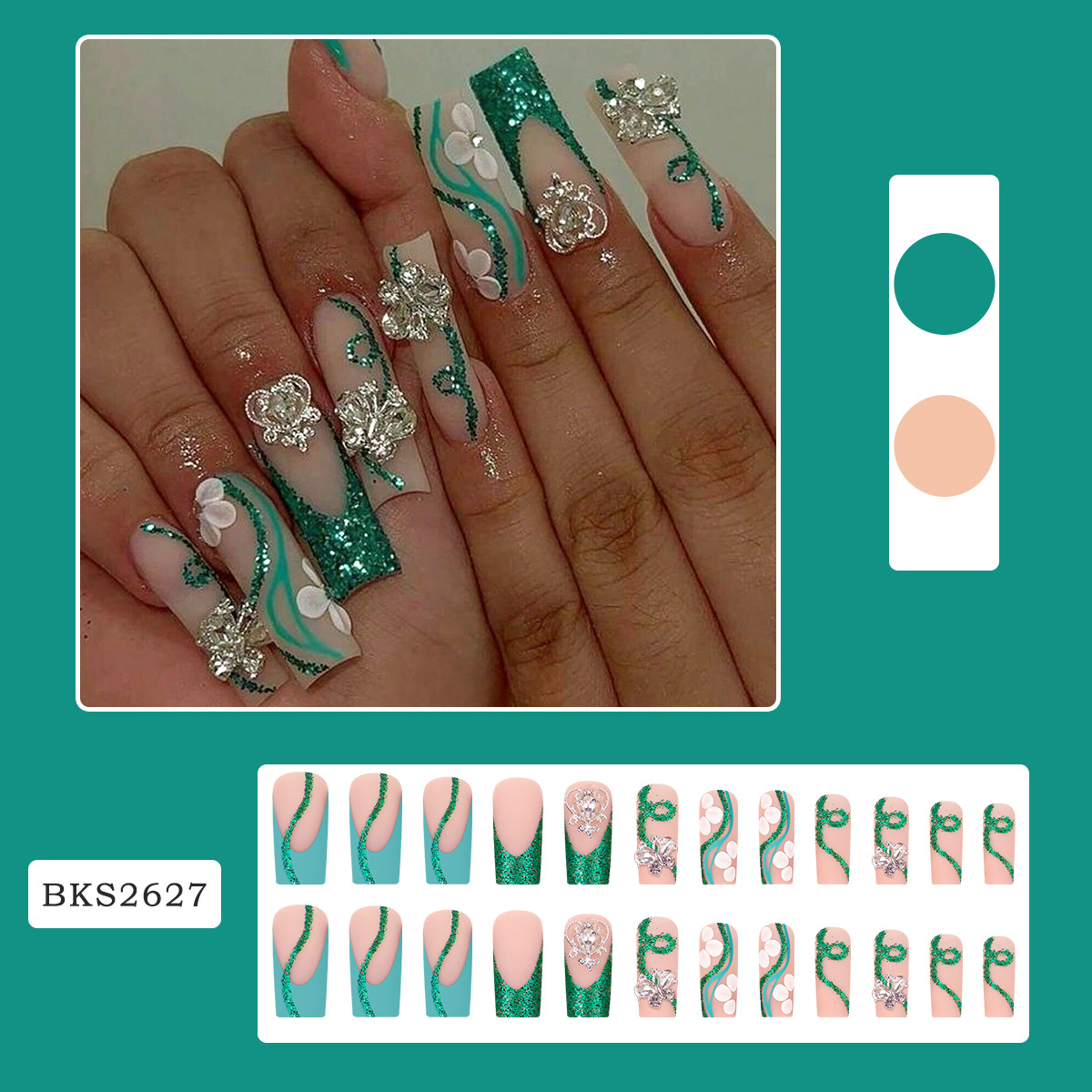 กดโลงศพยาวบนเล็บนักบัลเล่ต์เล็ - Nail Art Aesthetic บทวิจารณ์และราคา