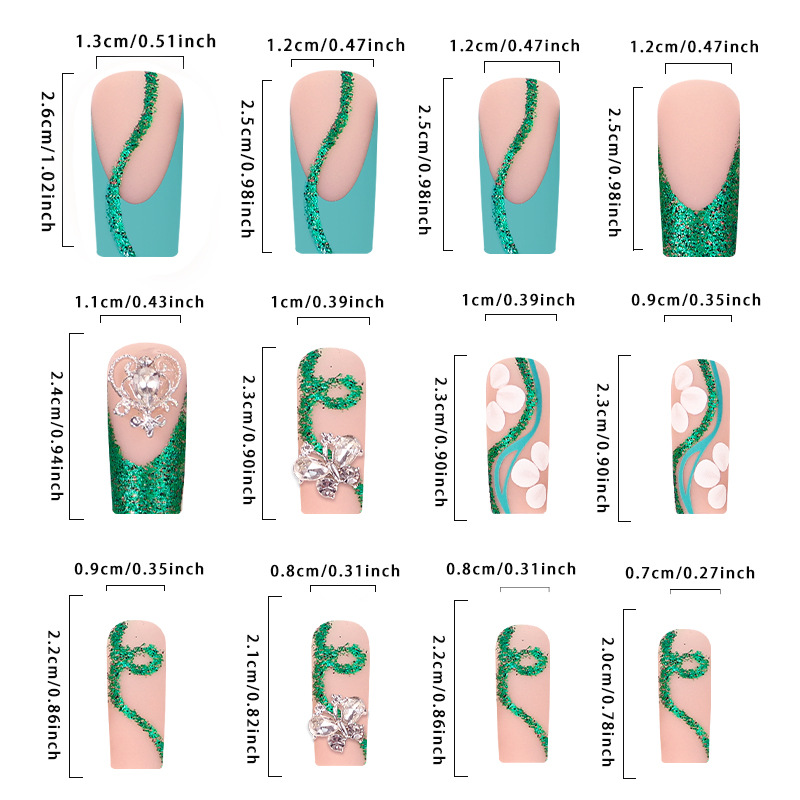 กดโลงศพยาวบนเล็บนักบัลเล่ต์เล็ - Nail Art Aesthetic บทวิจารณ์และราคา