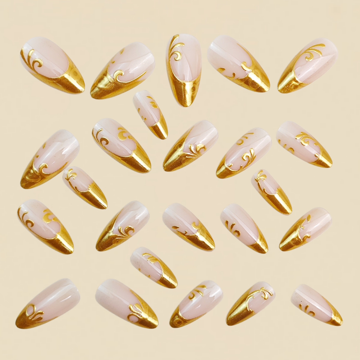 เล็บปลอม 3 มิติสำหรับผู้หญิงแล - Nail Art Aesthetic บทวิจารณ์และราคา