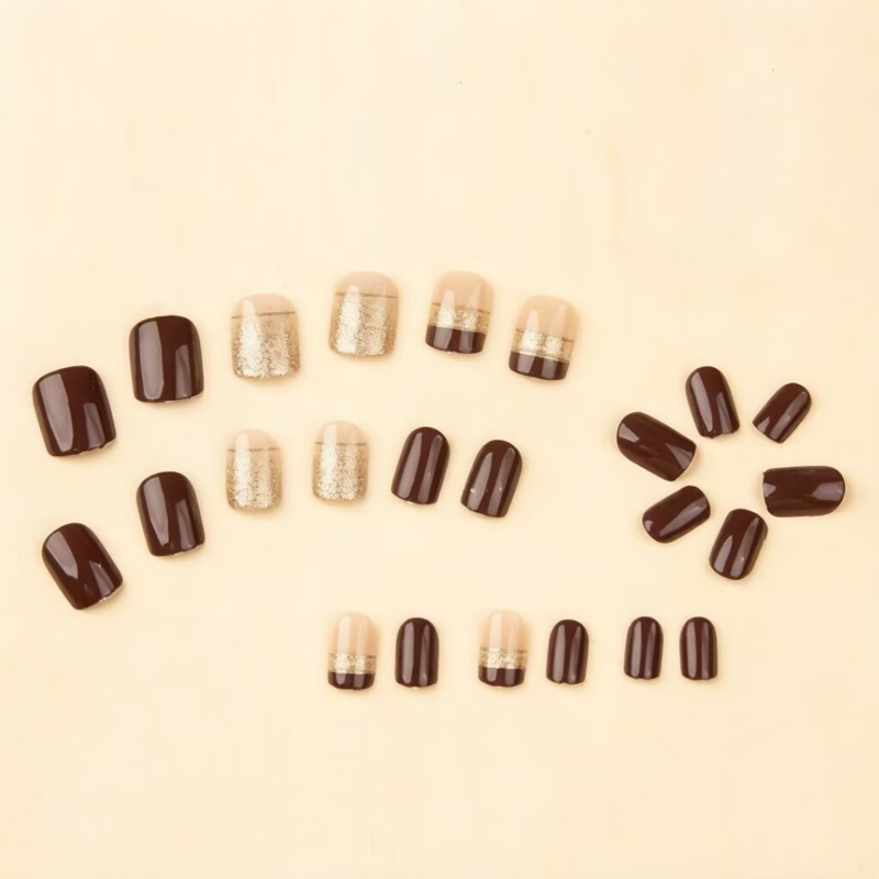 เล็บปลอมทรงสี่เหลี่ยมสั้นสำหรั - Nail Art Aesthetic บทวิจารณ์และราคา
