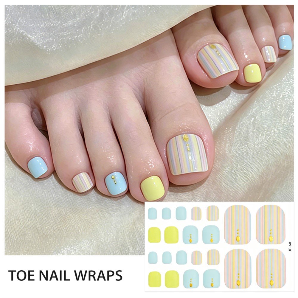 สติ๊กเกอร์ติดเล็บเท้าลายเสือดา - Nail Art Leopard บทวิจารณ์และราคา