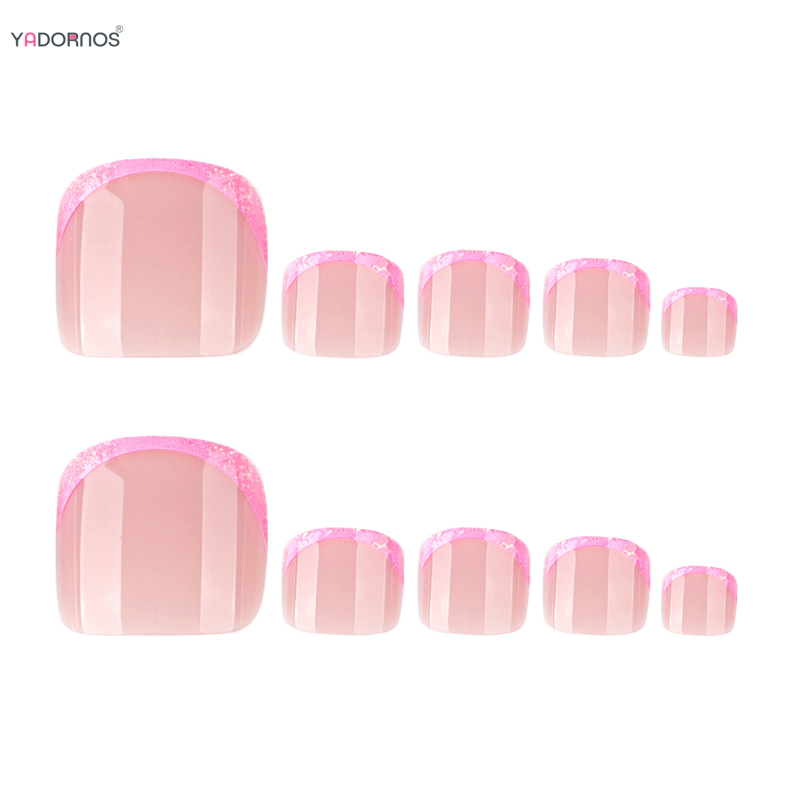 สีชมพูภาษาฝรั่งเศสคําเคล็ดลับเ - Nail Art Aesthetic บทวิจารณ์และราคา