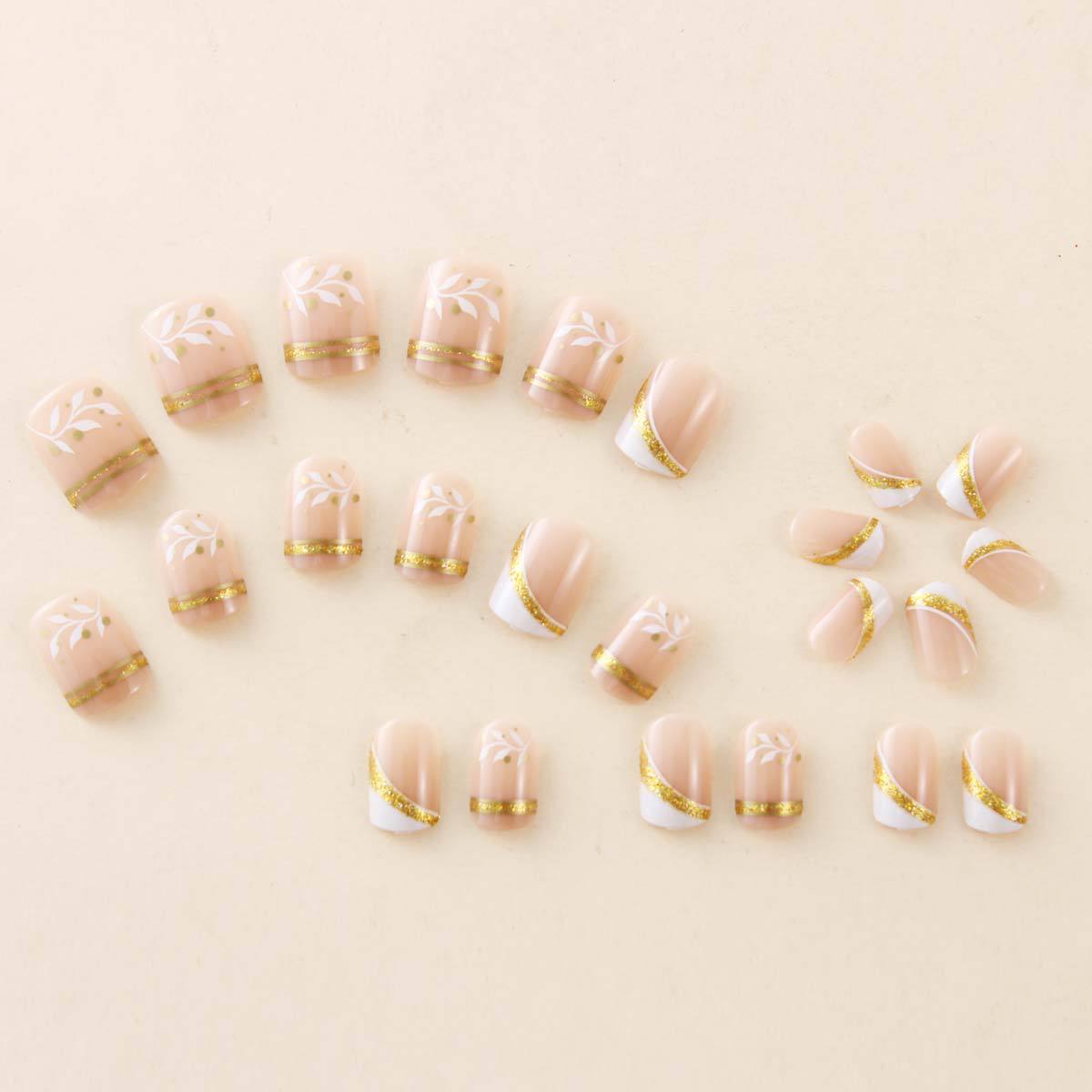 เล็บปลอมแบบสั้น-กลางสำหรับผู้ห - Nail Art Aesthetic บทวิจารณ์และราคา