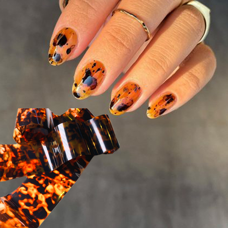 1ม้วน100ซม.* 4ซม.เต่า Shell Am - Nail Art Zebra บทวิจารณ์และราคา