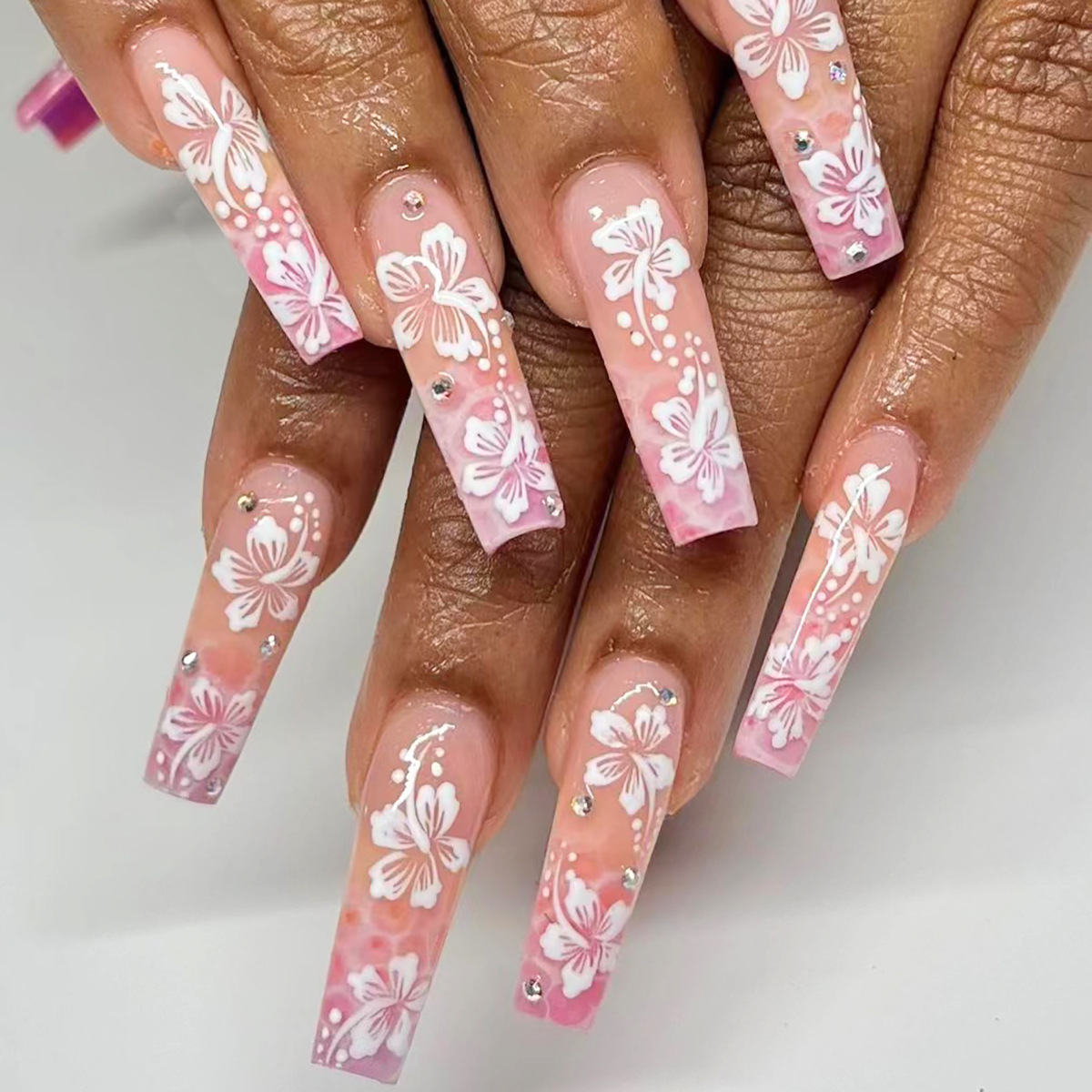 ชุดเล็บปลอมสีดำแบบฝรั่งเศส 24  - Nail Art Aesthetic บทวิจารณ์และราคา
