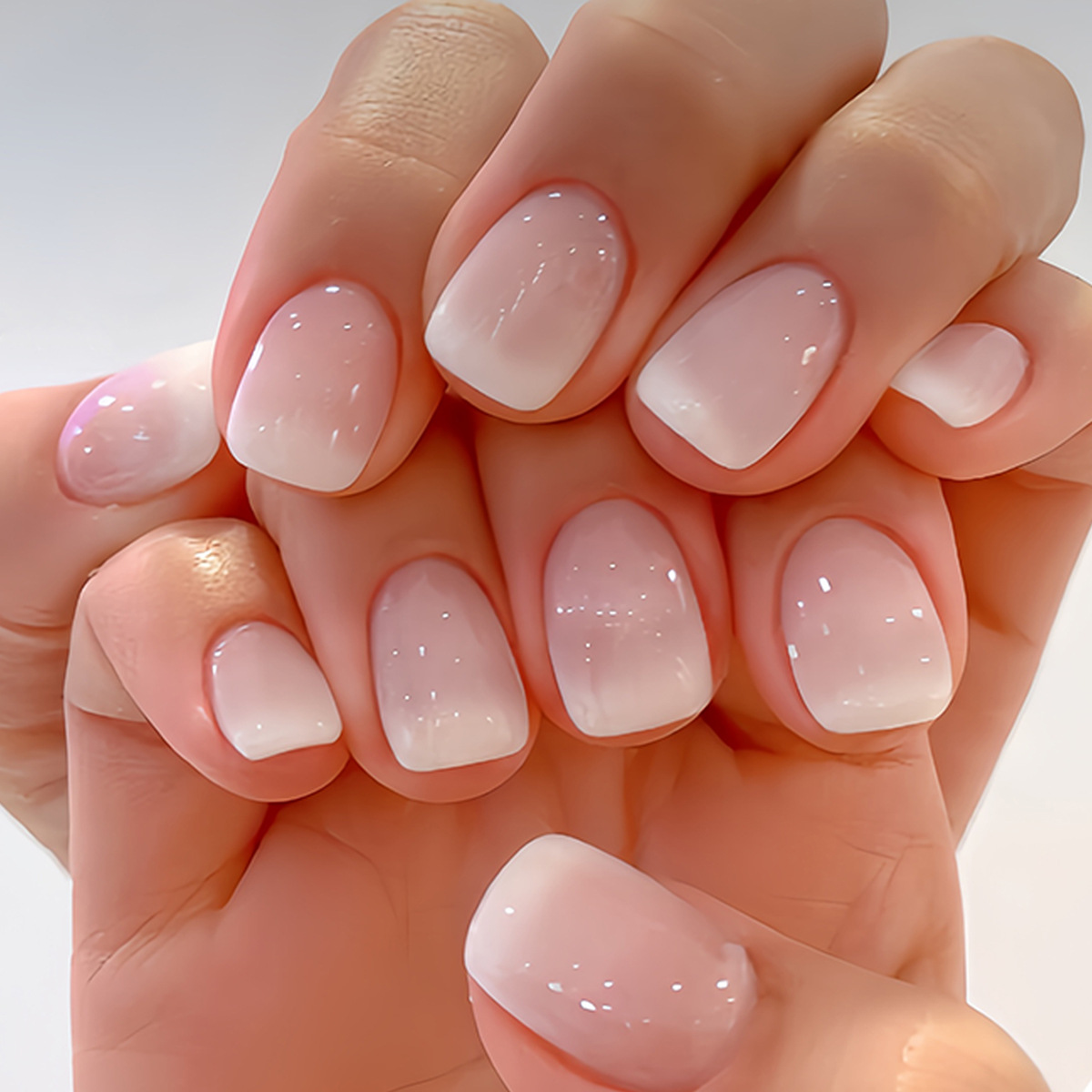 เล็บปลอมแบบกดติด 24 ชิ้น ลายกล - Nail Art Aesthetic บทวิจารณ์และราคา